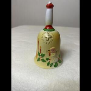 Vintage Bareuther Weihnachten 1974 Christmas Bell Porcelain Made in Germany